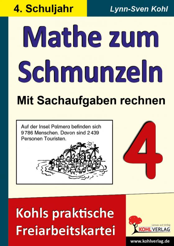 Cover-Bild Mathe zum Schmunzeln - Sachaufgaben / Klasse 4