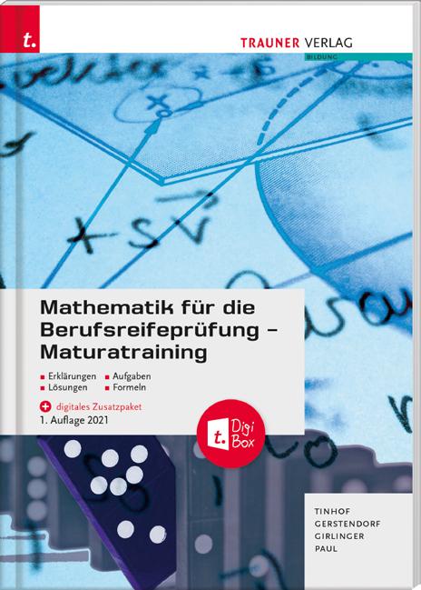 Cover-Bild Mathematik für die Berufsreifeprüfung - Maturatraining + digitales Zusatzpaket + E-Book