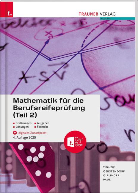 Cover-Bild Mathematik für die Berufsreifeprüfung (Teil 2) + digitales Zusatzpaket + E-Book