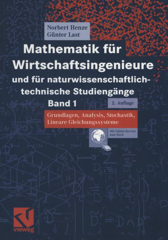 Cover-Bild Mathematik für Wirtschaftsingenieure und für naturwissenschaftlich-technische Studiengänge