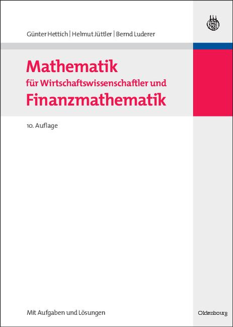Cover-Bild Mathematik für Wirtschaftswissenschaftler und Finanzmathematik