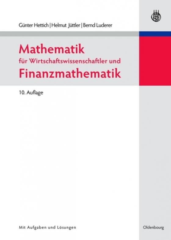 Cover-Bild Mathematik für Wirtschaftswissenschaftler und Finanzmathematik