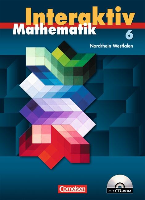 Cover-Bild Mathematik interaktiv - Nordrhein-Westfalen / 6. Schuljahr - Schülerbuch mit CD-ROM