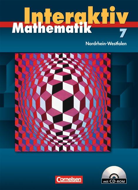 Cover-Bild Mathematik interaktiv - Nordrhein-Westfalen / 7. Schuljahr - Schülerbuch mit CD-ROM