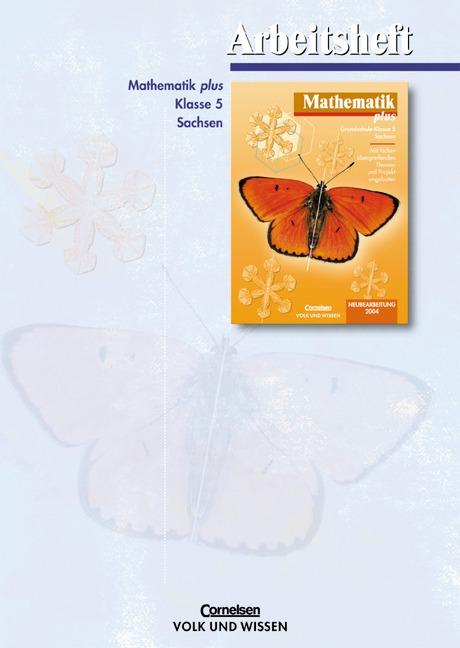 Cover-Bild Mathematik plus - Sachsen / 5. Schuljahr - Arbeitsheft