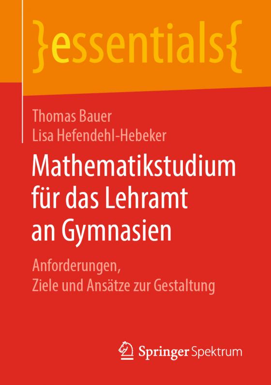 Cover-Bild Mathematikstudium für das Lehramt an Gymnasien