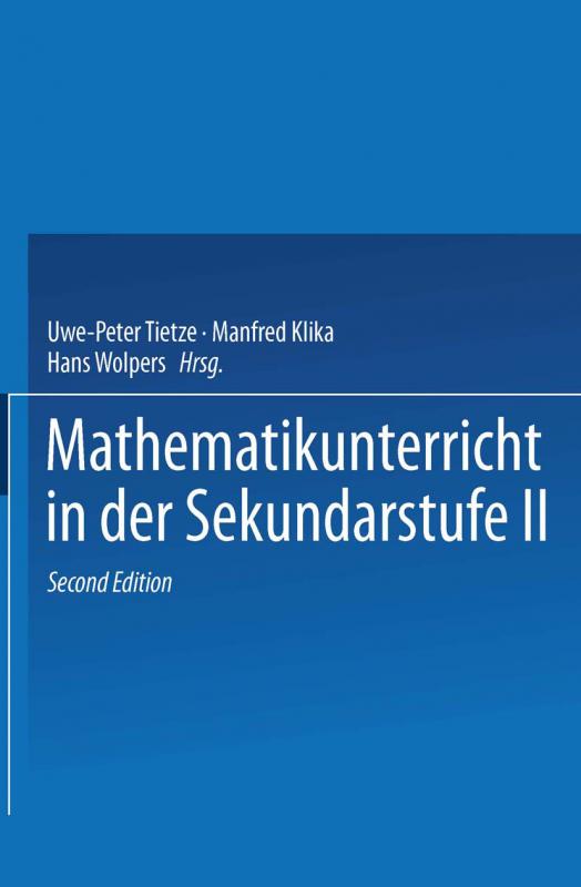 Cover-Bild Mathematikunterricht in der Sekundarstufe II