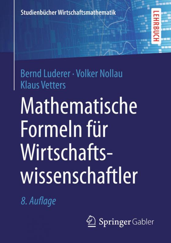 Cover-Bild Mathematische Formeln für Wirtschaftswissenschaftler