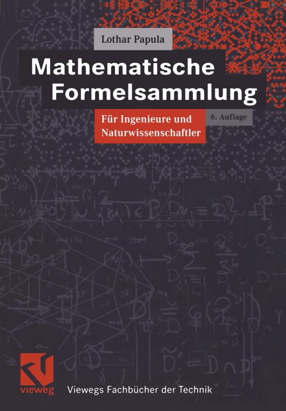 Cover-Bild Mathematische Formelsammlung für Ingenieure und Naturwissenschaftler