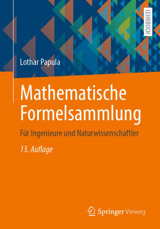 Cover-Bild Mathematische Formelsammlung