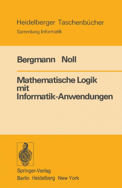 Cover-Bild Mathematische Logik mit Informatik-Anwendungen