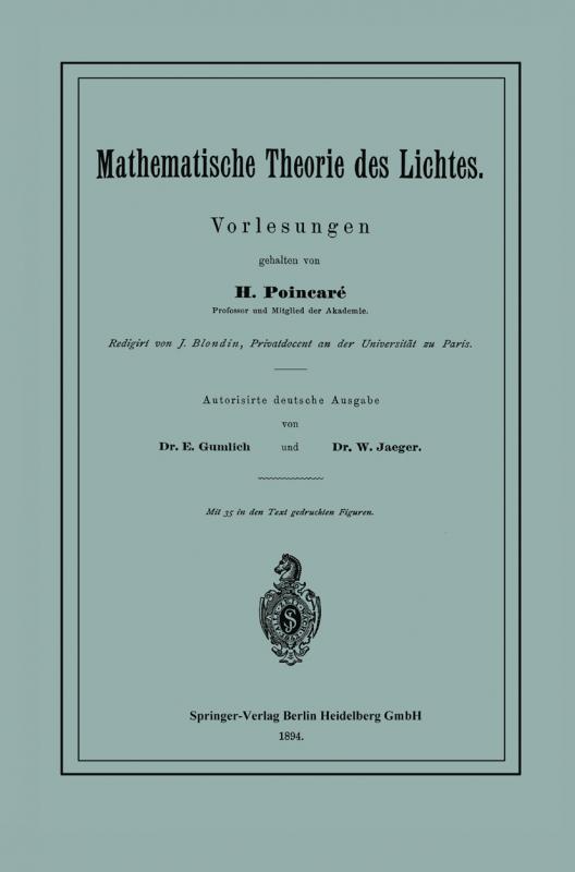 Cover-Bild Mathematische Theorie des Lichtes