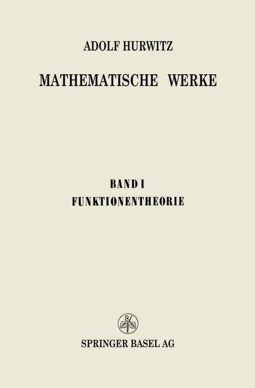 Cover-Bild Mathematische Werke