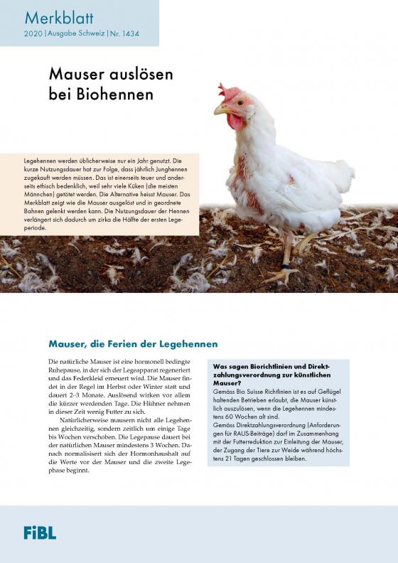 Cover-Bild Mauser auslösen bei Biohennen