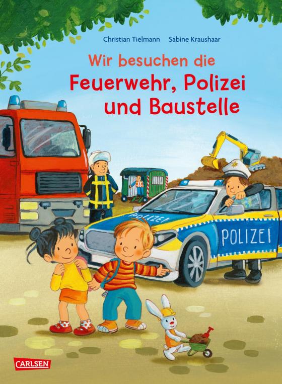 Cover-Bild Max-Bilderbücher: Wir besuchen die Feuerwehr, Polizei und Baustelle