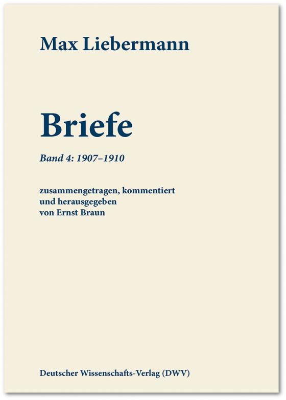 Cover-Bild Max Liebermann: Briefe / Max Liebermann: Briefe