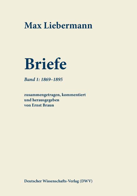 Cover-Bild Max Liebermann: Briefe