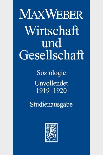 Cover-Bild Max Weber-Studienausgabe