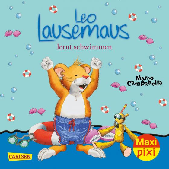 Cover-Bild Maxi Pixi 255: Leo Lausemaus lernt schwimmen