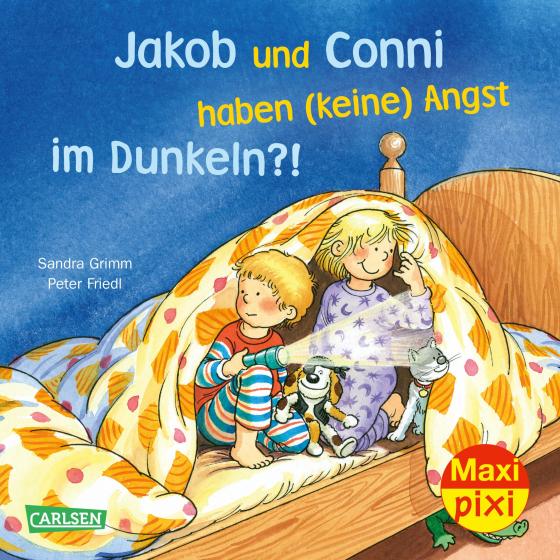 Cover-Bild Maxi Pixi 295: Jakob und Conni haben (keine) Angst im Dunkeln?!