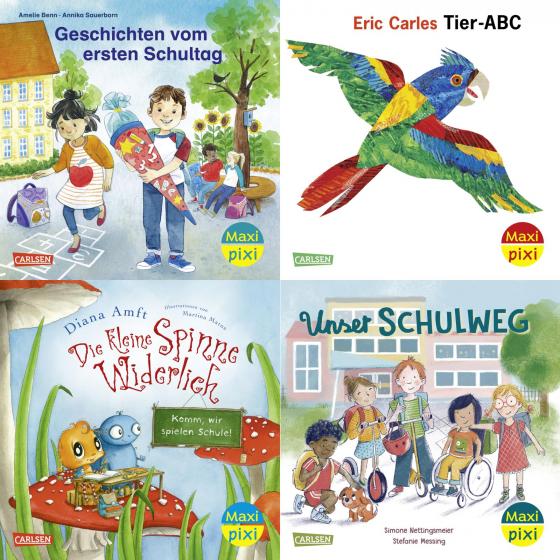 Cover-Bild Maxi-Pixi-4er-Set 109: Komm mit in die Schule! (4x1 Exemplar)