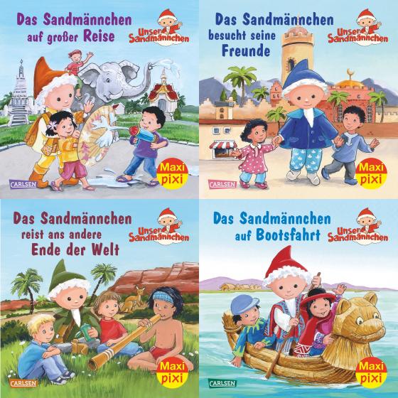 Cover-Bild Maxi-Pixi-4er-Set 47: Sandmännchen (4x1 Exemplar)