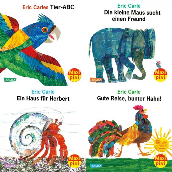 Cover-Bild Maxi-Pixi-4er-Set 74: Eric Carle 90. Geburtstag (4x1 Exemplar)