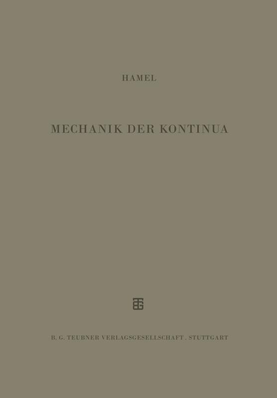 Cover-Bild Mechanik der Kontinua