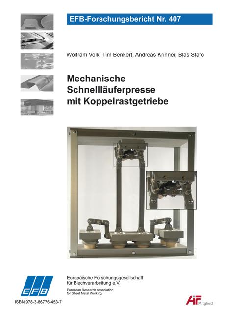 Cover-Bild Mechanische Schnellläuferpresse mit Koppelrastgetriebe