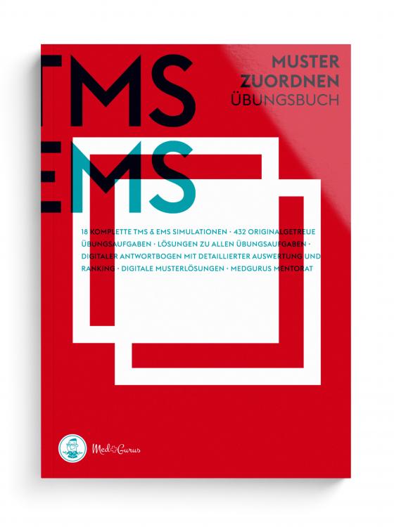 Cover-Bild MedGurus TMS & EMS Vorbereitung 2025 - Muster zuordnen - Übungsbuch mit 432 Aufgaben und Musterlösungen zur Vorbereitung auf den Medizinertest - Erfolgreich ins Medizinstudium