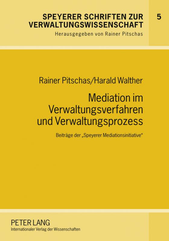 Cover-Bild Mediation im Verwaltungsverfahren und Verwaltungsprozess