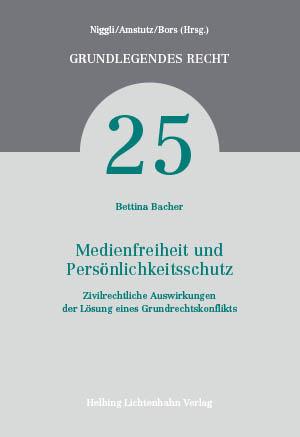 Cover-Bild Medienfreiheit und Persönlichkeitsschutz