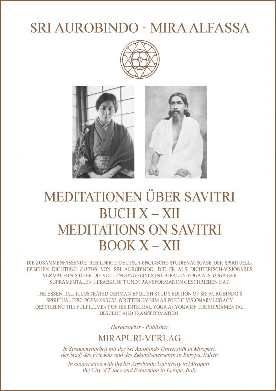 Cover-Bild Meditationen über Savitri Buch X-XII – Meditations on Savitri Book X-XII