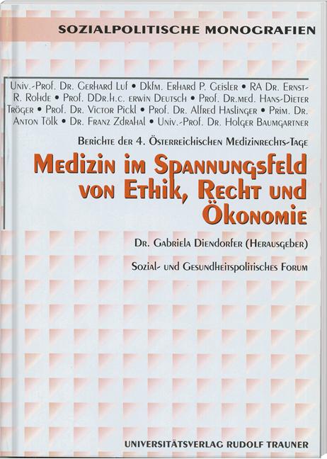 Cover-Bild Medizin im Spannungsfeld von Ethik, Recht und Ökonomie