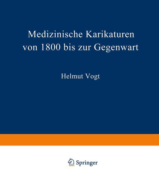 Cover-Bild Medizinische Karikaturen von 1800 bis zur Gegenwart