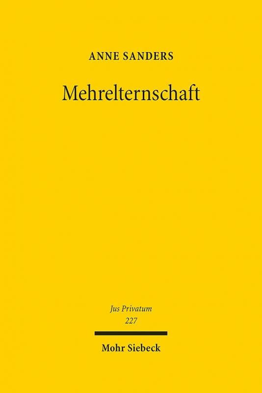 Cover-Bild Mehrelternschaft