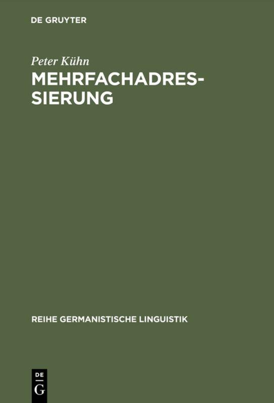 Cover-Bild Mehrfachadressierung