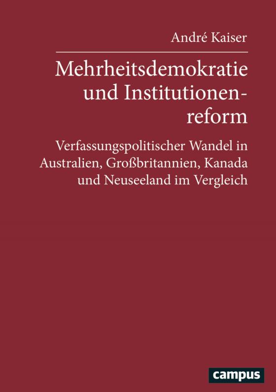 Cover-Bild Mehrheitsdemokratie und Institutionenreform