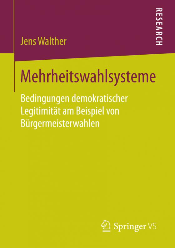 Cover-Bild Mehrheitswahlsysteme