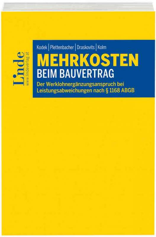 Cover-Bild Mehrkosten beim Bauvertrag