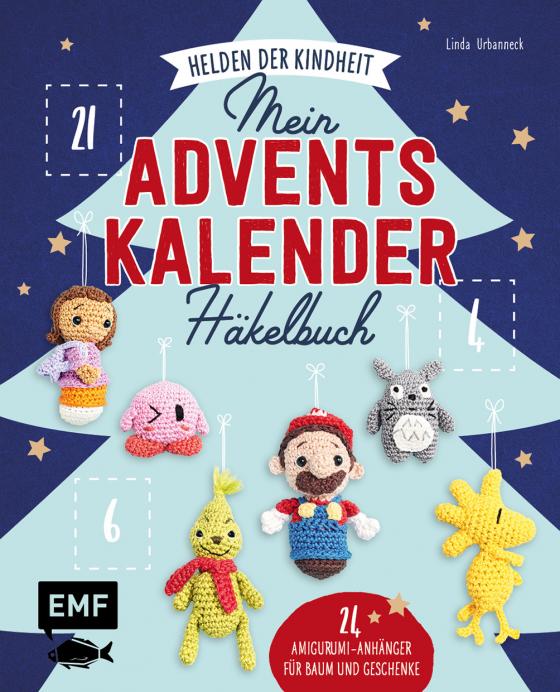 Cover-Bild Mein Adventskalender-Häkelbuch: Helden der Kindheit – Merry X-Mas