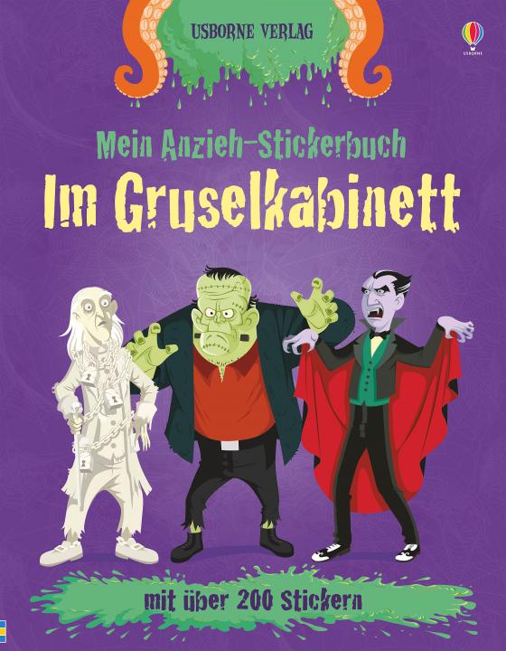 Cover-Bild Mein Anzieh-Stickerbuch: Im Gruselkabinett
