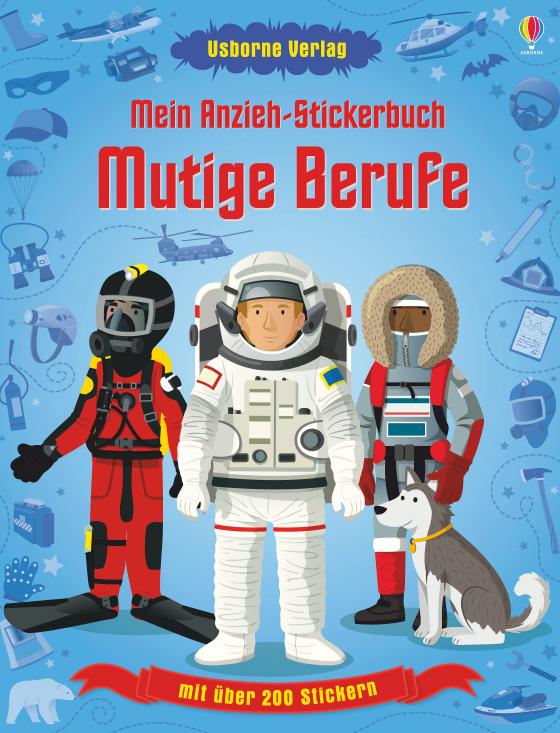 Cover-Bild Mein Anzieh-Stickerbuch: Mutige Berufe