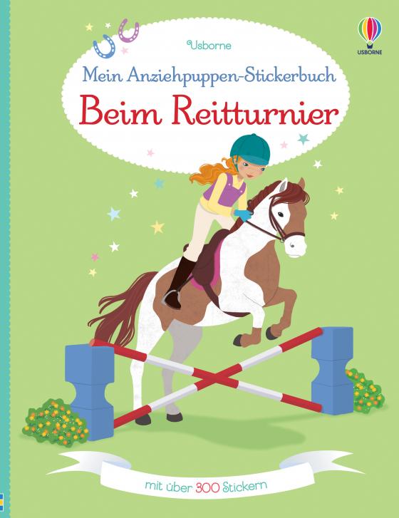 Cover-Bild Mein Anziehpuppen-Stickerbuch: Beim Reitturnier