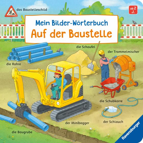 Cover-Bild Mein Bilder-Wörterbuch: Auf der Baustelle