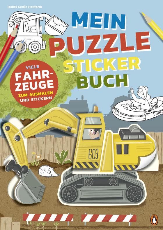 Cover-Bild Mein bunter Puzzle-Sticker-Spaß - Fahrzeuge
