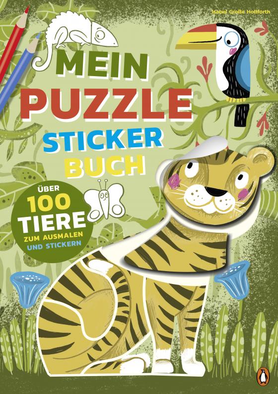 Cover-Bild Mein bunter Puzzle-Sticker-Spaß - Tiere