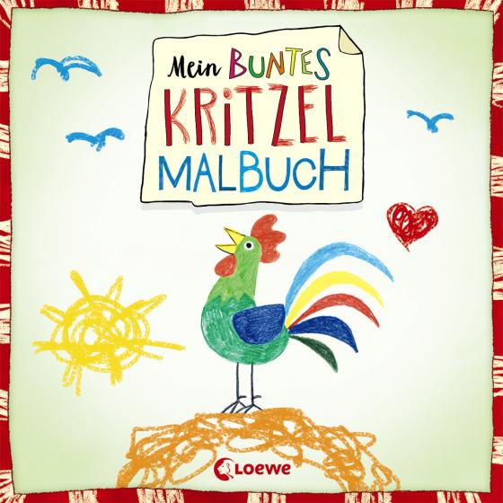 Cover-Bild Mein buntes Kritzel-Malbuch (Hahn)