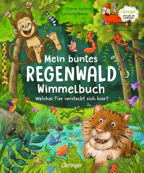 Cover-Bild Mein buntes Regenwald Wimmelbuch