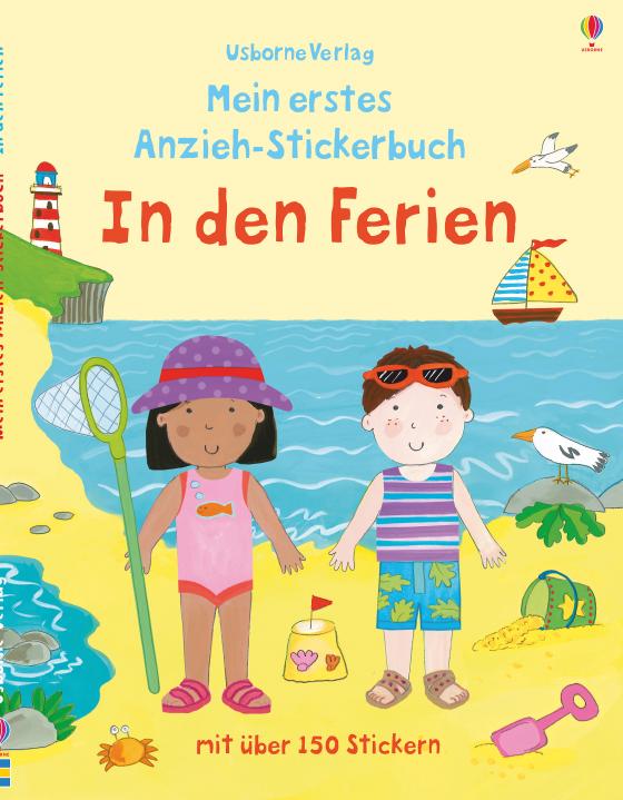 Cover-Bild Mein erstes Anzieh-Stickerbuch: In den Ferien